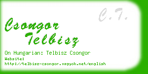 csongor telbisz business card